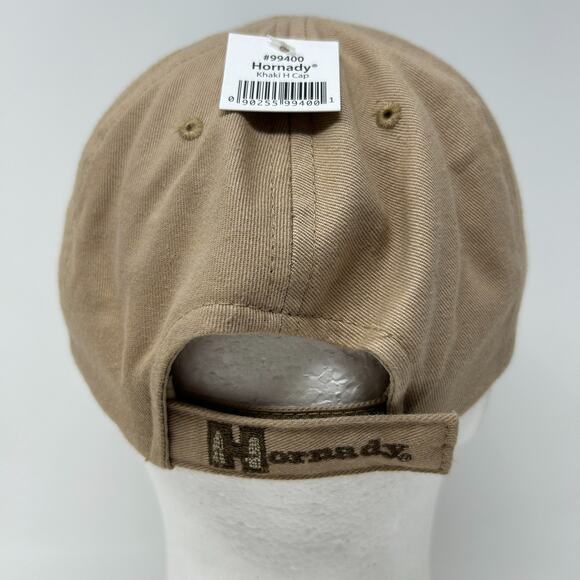 Hornady Ammunition Dad Hat Baseball Cap Firearms Bullets Strapback Khaki Beige - Picture 3 of 9
